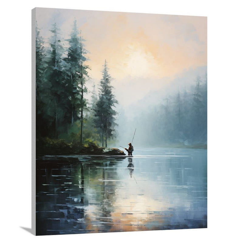 Fishing Serenity - Canvas Print