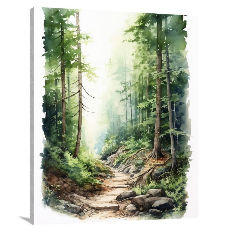 Fitness in the Forest - Canvas Print