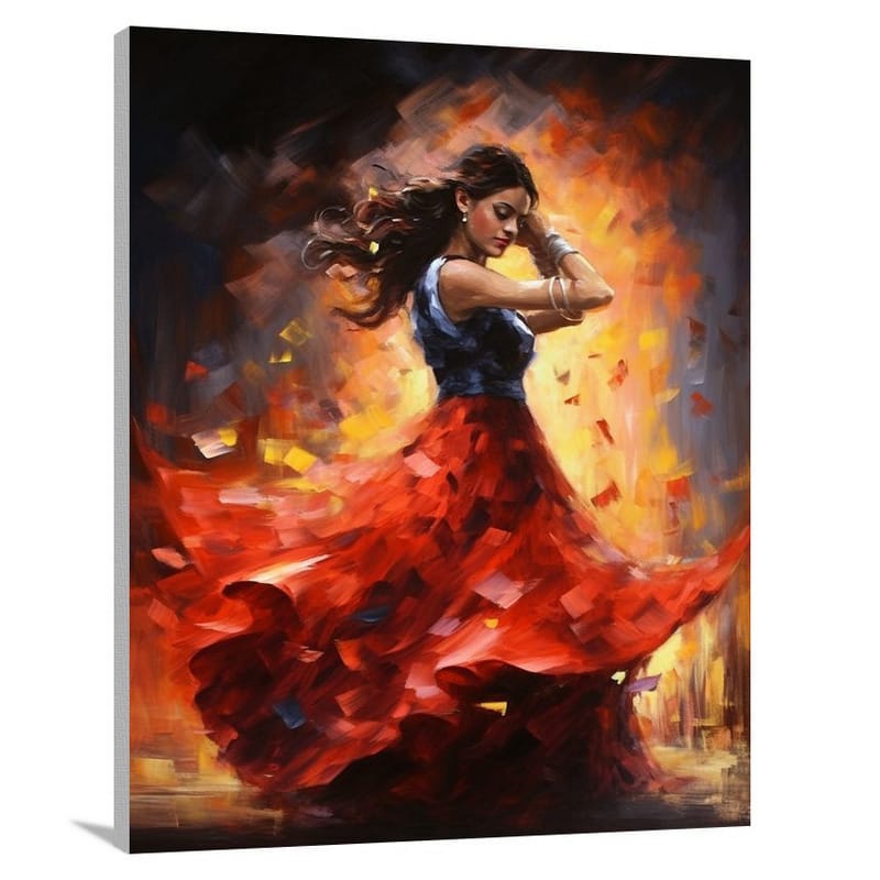 Flamenco Fire - Canvas Print
