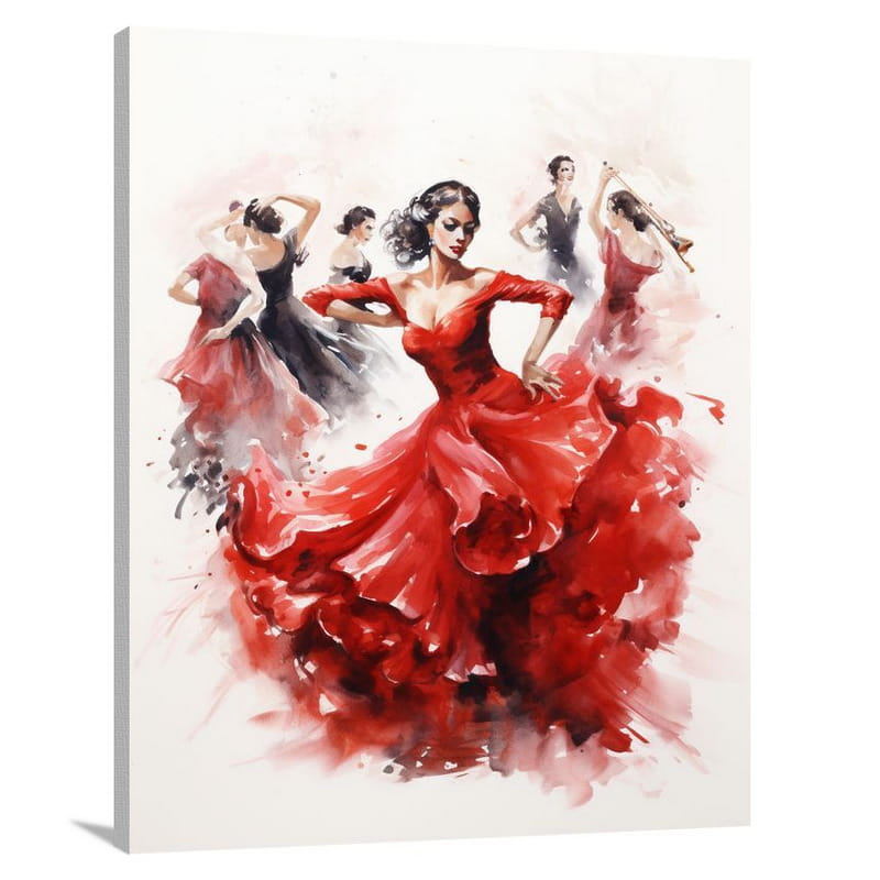 Flamenco Passion - Canvas Print