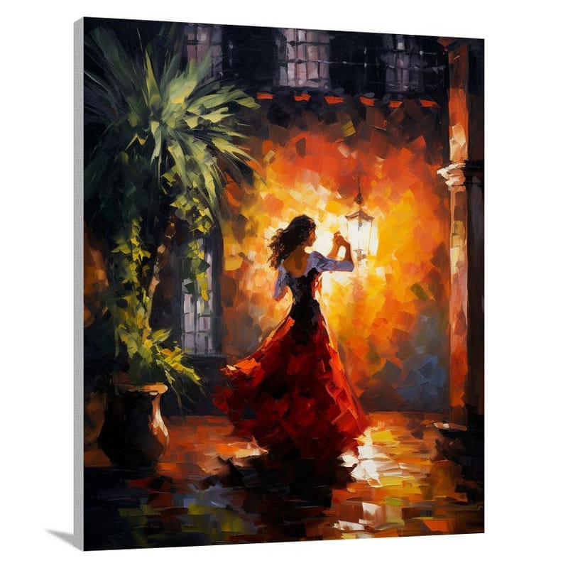 Flamenco Passion - Impressionist - Canvas Print