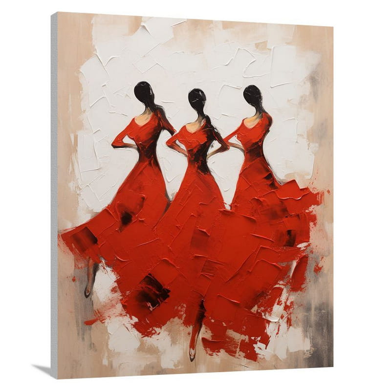 Flamenco Passion in Spain - Canvas Print