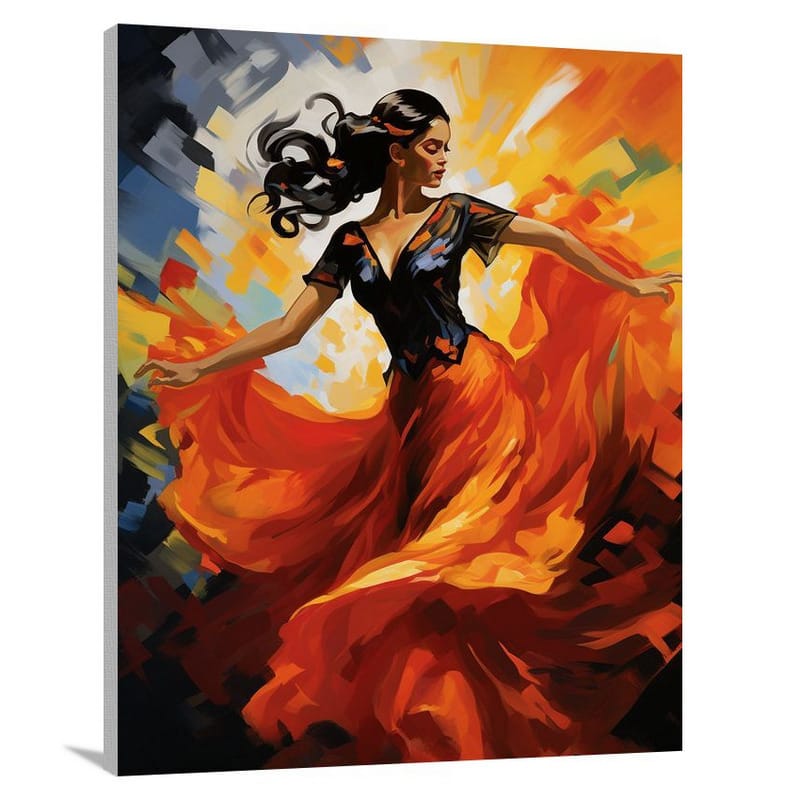 Flamenco Rhythm - Pop Art - Canvas Print