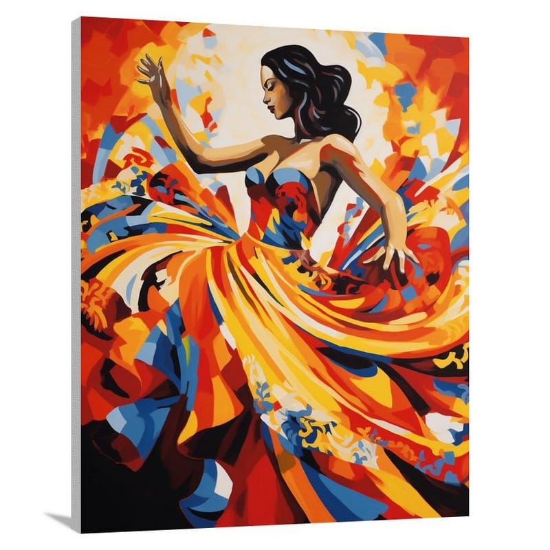 Flamenco Rhythms - Pop Art - Canvas Print