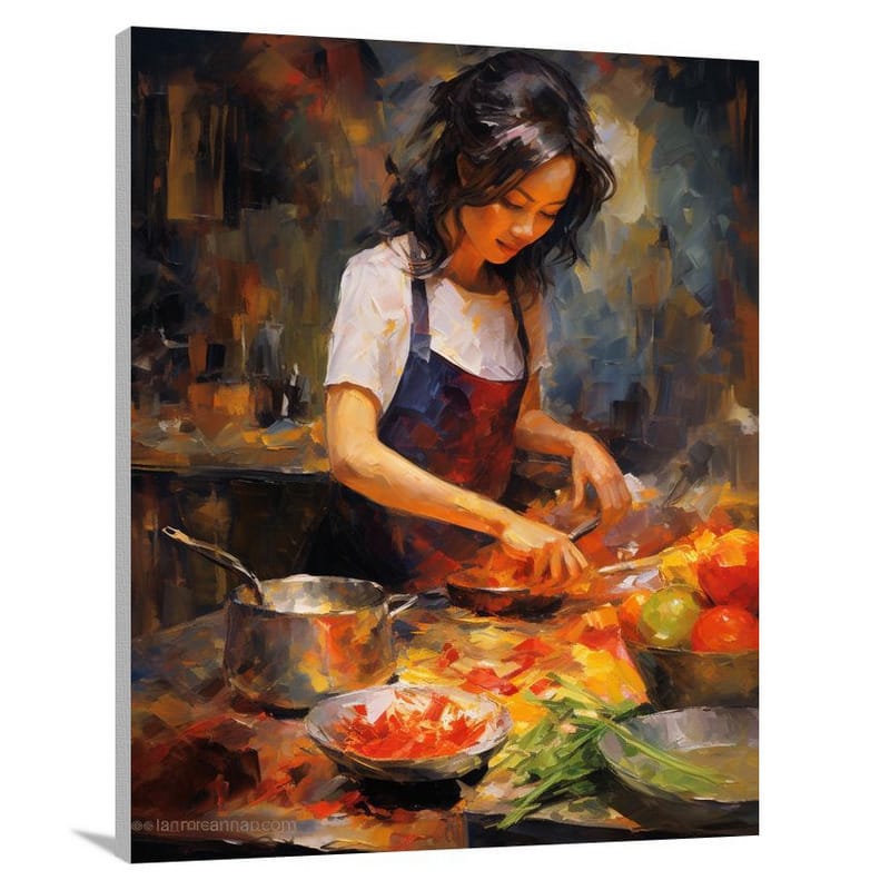 Flavors Unite: Asian Cuisine - Canvas Print
