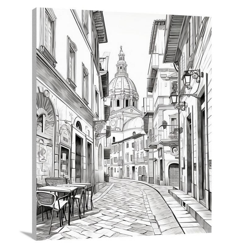Florence's Enigmatic Charm - Canvas Print