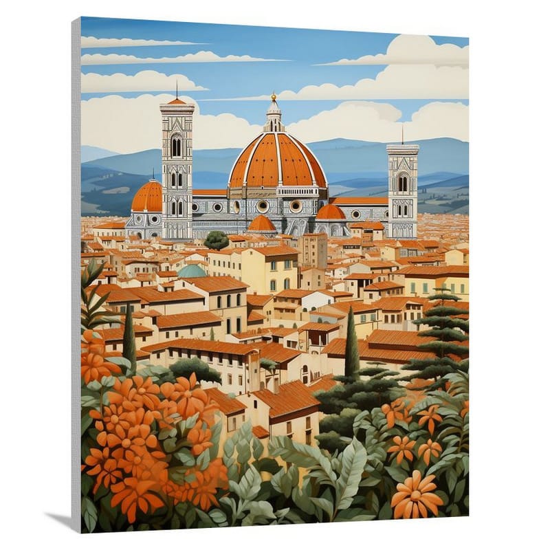 Florence's Majestic Duomo: Awe and Grandeur - Canvas Print