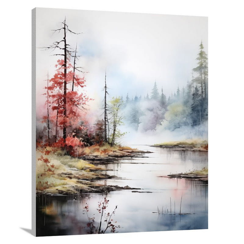 Foggy Serenity - Canvas Print