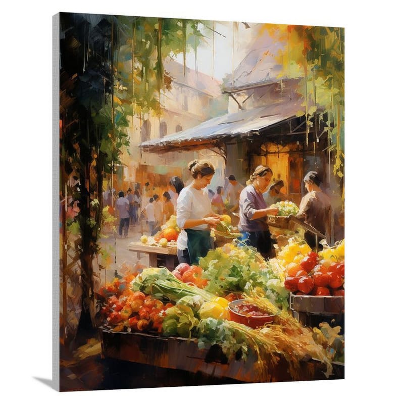 Food, Food: FarmersMarketBounty - Canvas Print
