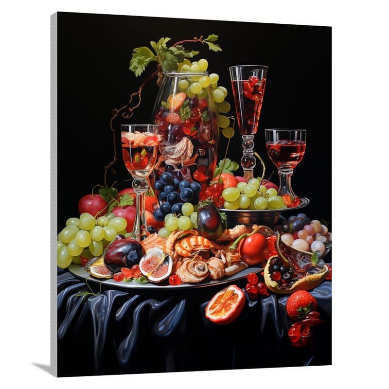 Food, Food: Gastronomic Indulgence - Canvas Print
