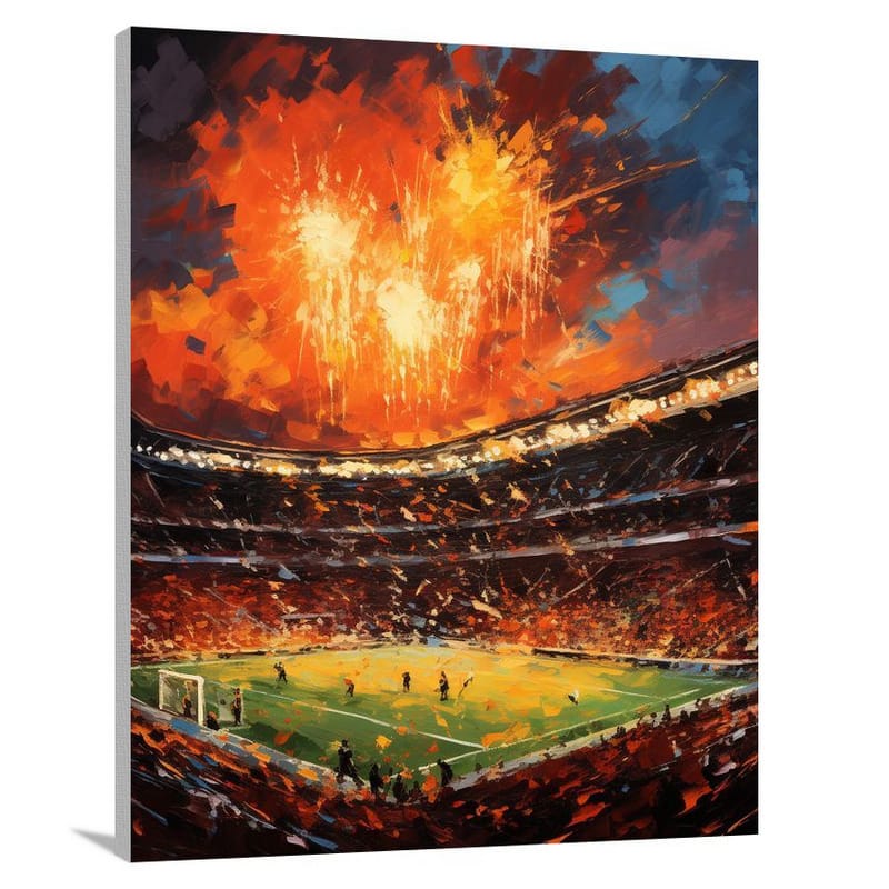 Football Frenzy - Canvas Print