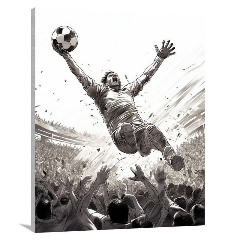 Football Symphony - Canvas Print