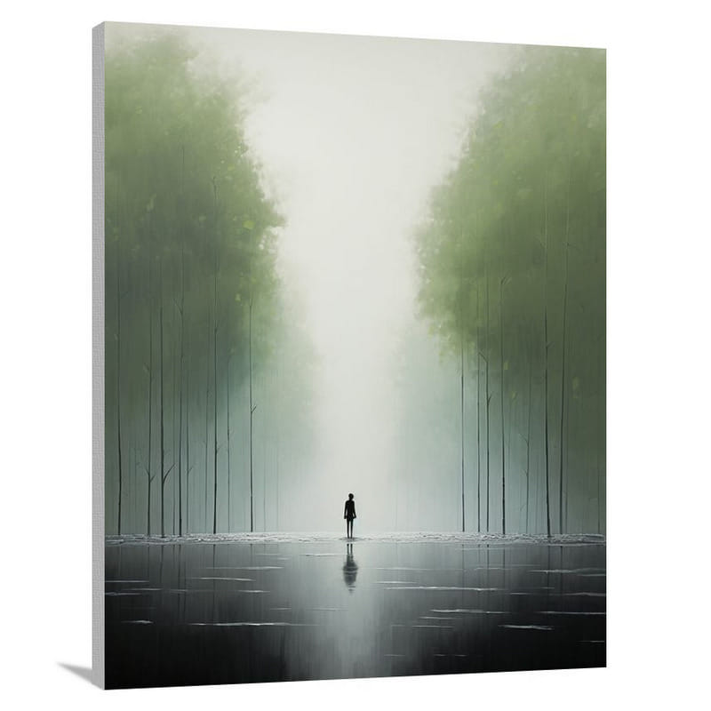 Forest's Solitude - Minimalist - Canvas Print