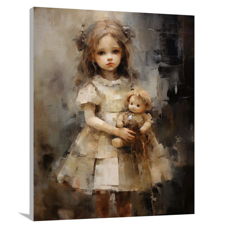 Forgotten Doll - Canvas Print