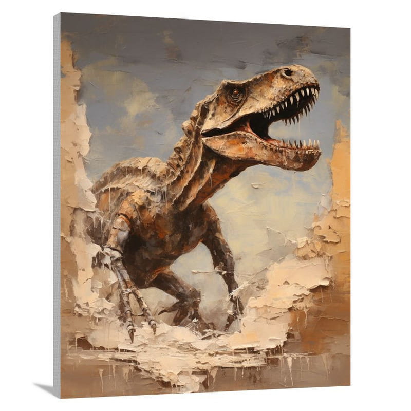 Fossilized Echoes - Canvas Print