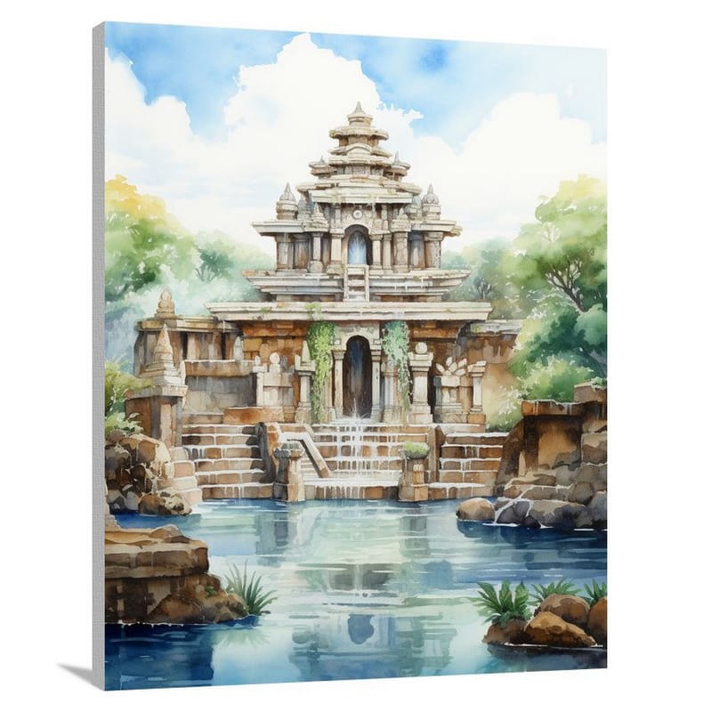 Fountain of Serenity - Canvas Print