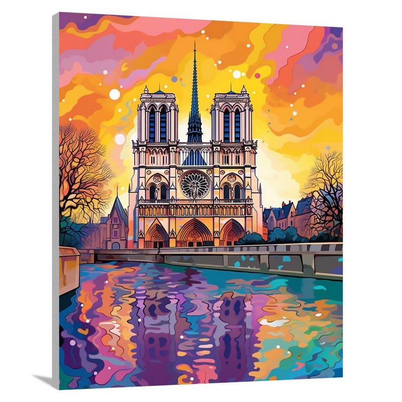 France's Majestic Notre-Dame - Canvas Print