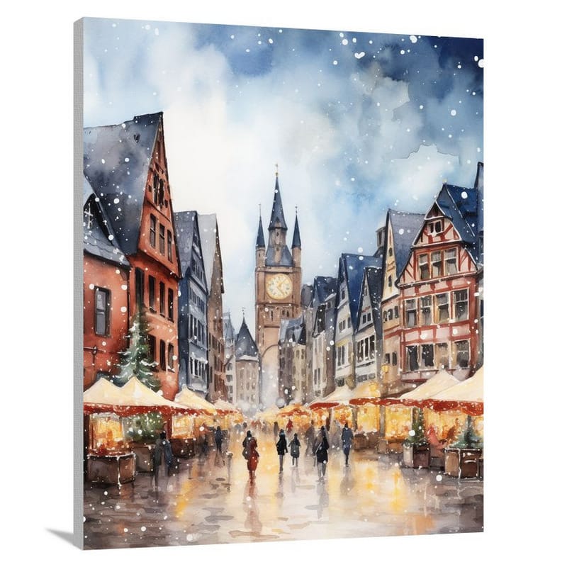 Frankfurt Lights - Canvas Print