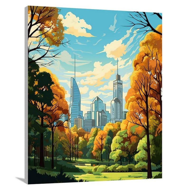Frankfurt Serenity - Canvas Print