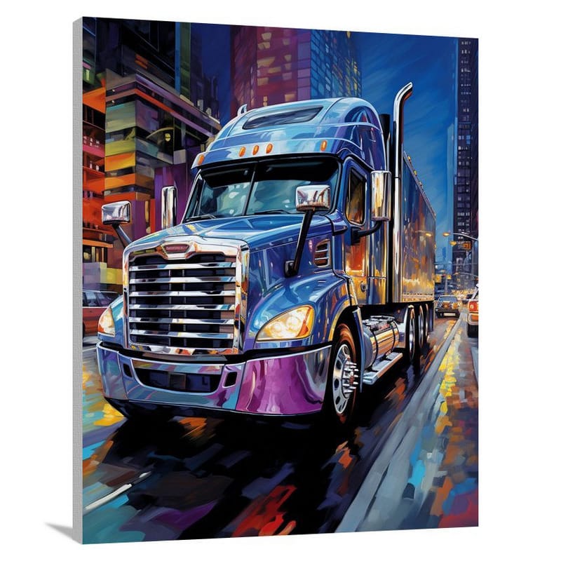 Freightliner's Urban Symphony - Contemporary Art - Canvas Print