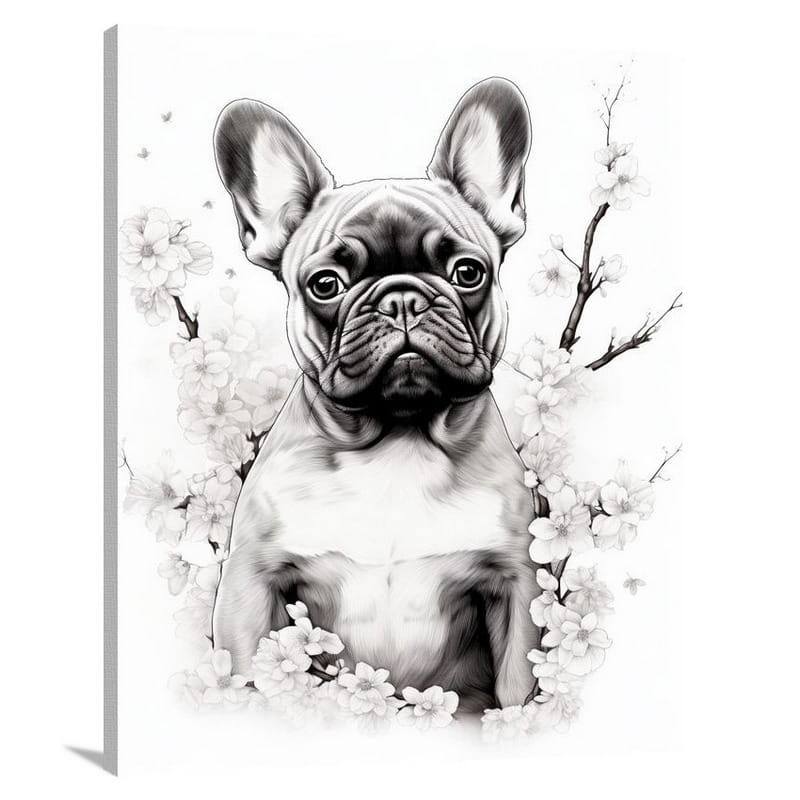 French Bulldog's Serenity - Canvas Print