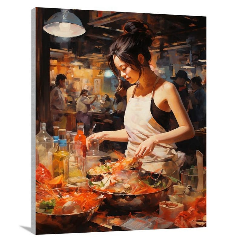 French Cuisine: A Global Fusion - Canvas Print