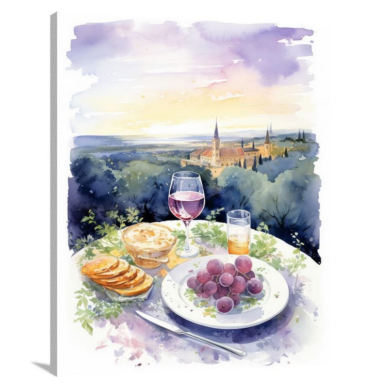 French Gastronomy Unveiled - Canvas Print