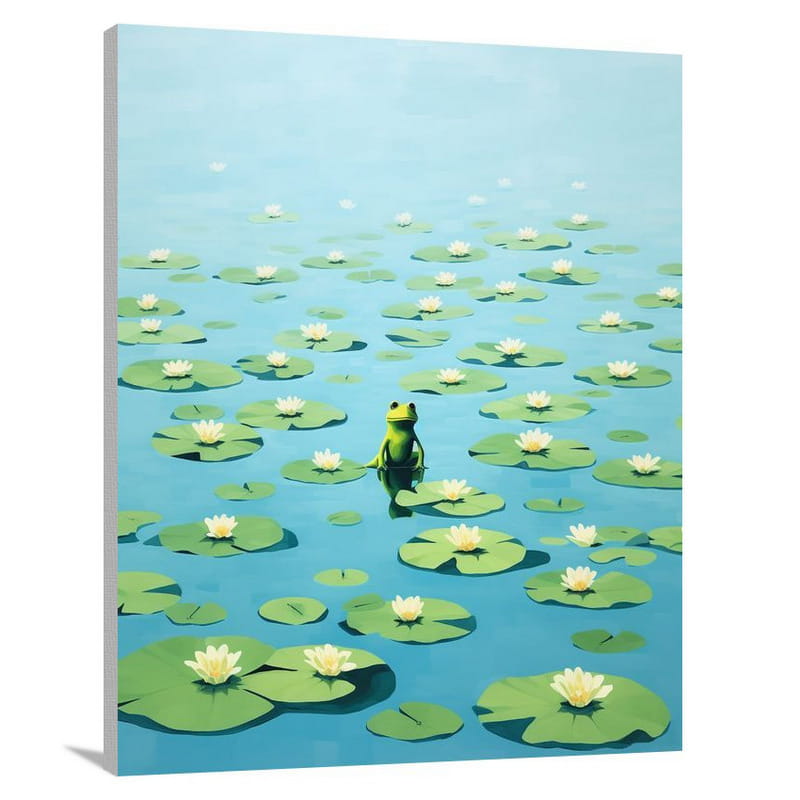 Frog's Kingdom - Minimalist - Canvas Print
