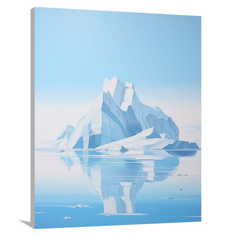 Frozen Serenity: Antarctica's Attractions - Canvas Print