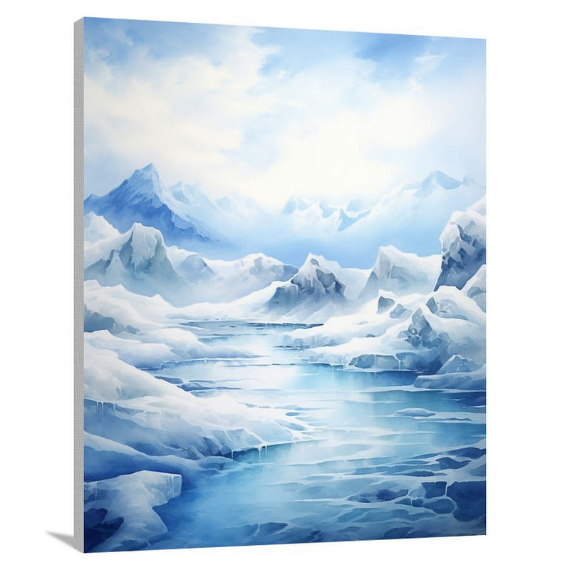 Frozen Symphony - Watercolor - Canvas Print