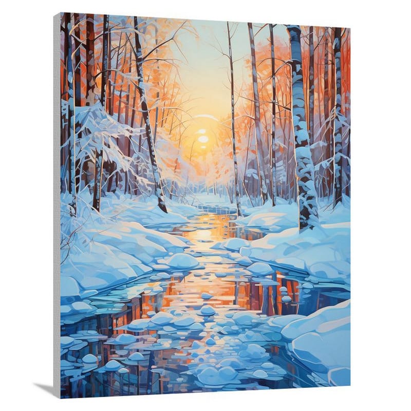 Frozen Whispers - Canvas Print