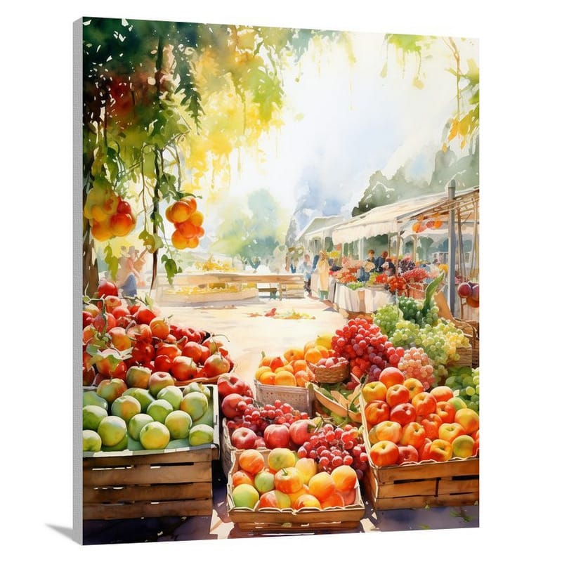 Fruitful Delights - Watercolor - Canvas Print