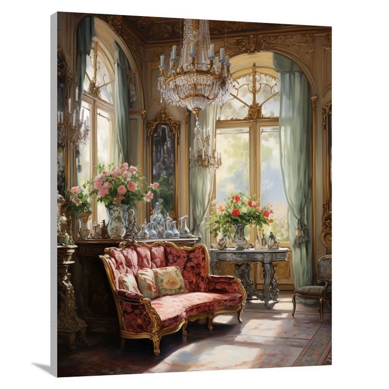 Furniture's Opulent Charm - Canvas Print