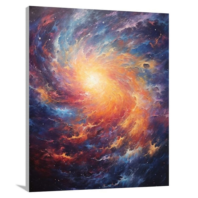 Galactic Symphony - Impressionist - Canvas Print