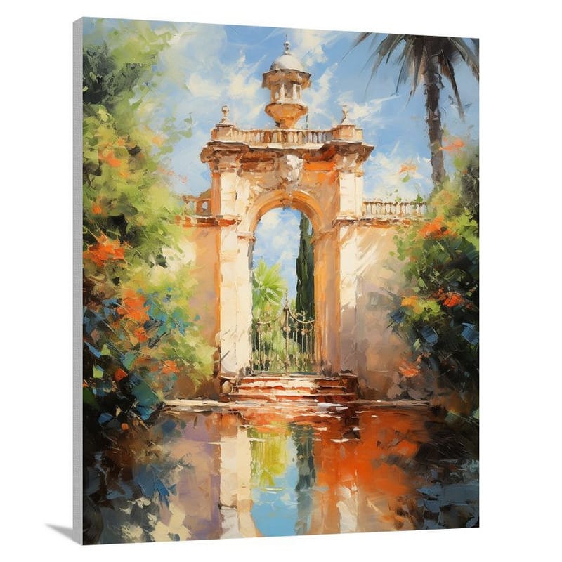Gate of Whispers - Canvas Print