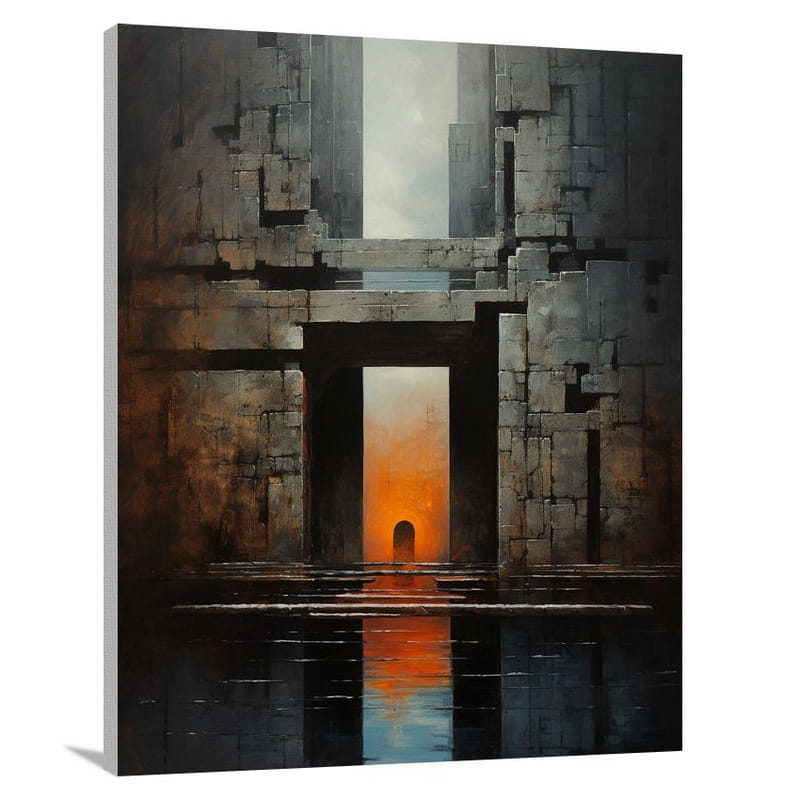Gate to the Unknown: - Canvas Print