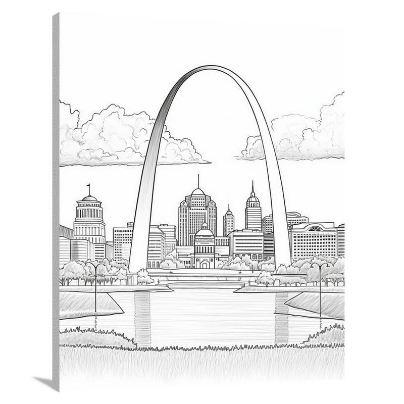 Gateway to Missouri: - Canvas Print