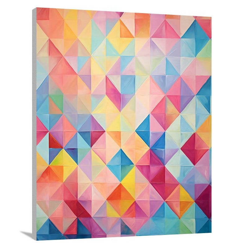 Geometric Pattern: Harmonious Chaos - Canvas Print