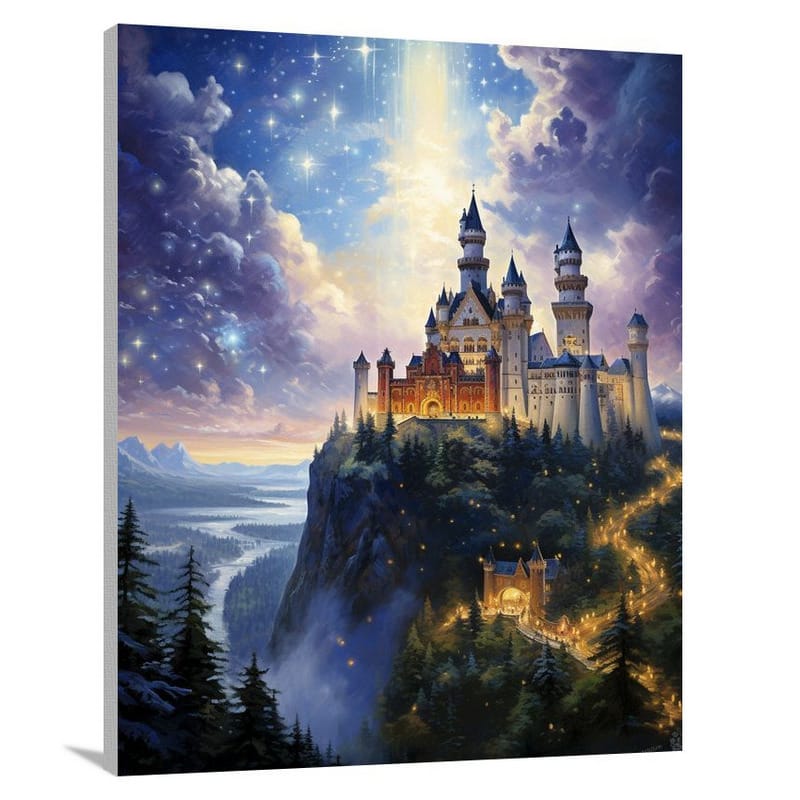 Germany's Enchanted Fortress - Canvas Print