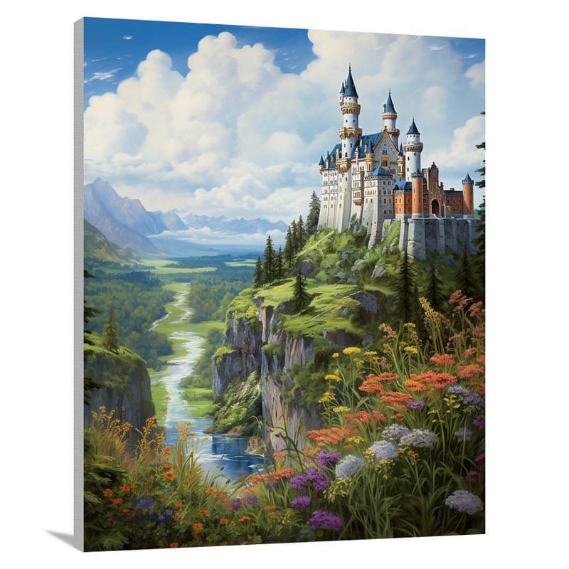 Germany's Enchanted Fortress - Contemporary Art - Canvas Print