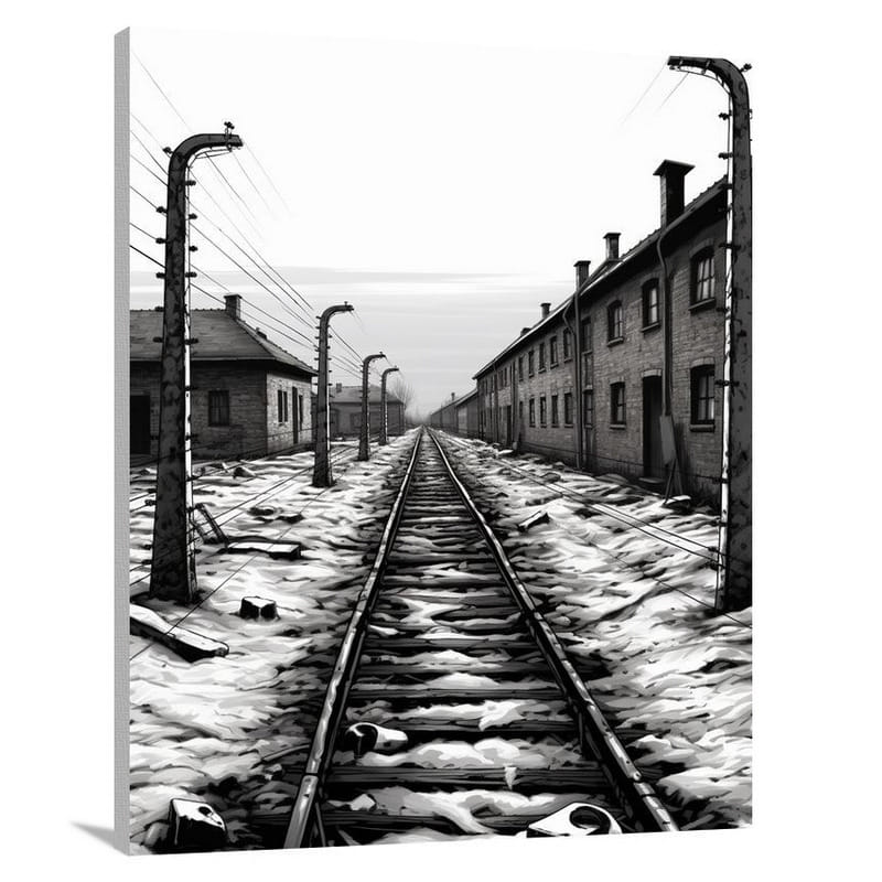 Germany's Silent Echoes: - Canvas Print