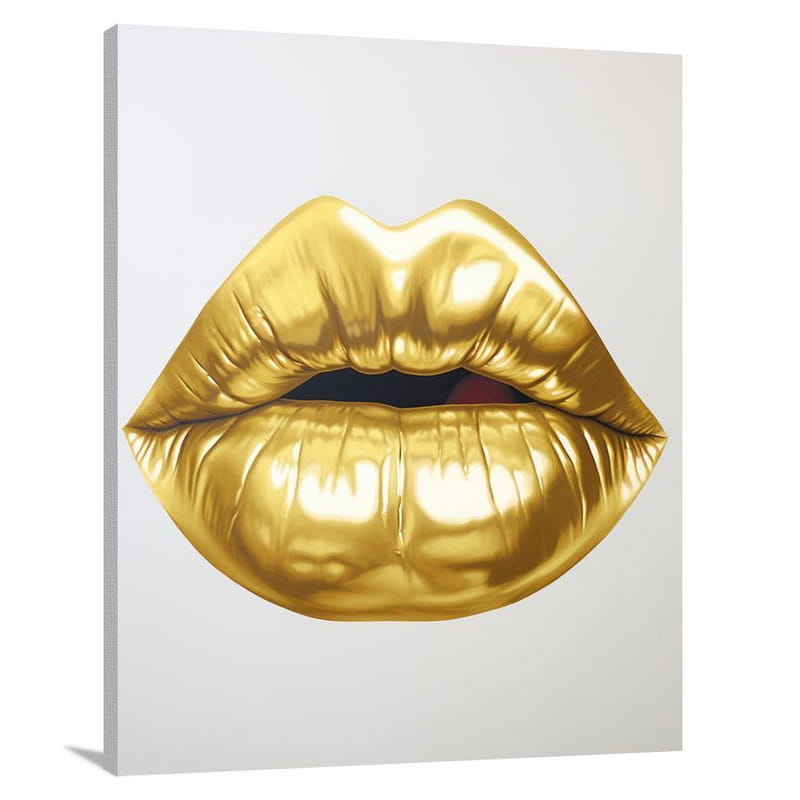 Gilded Lip: Fashion Forward - Canvas Print