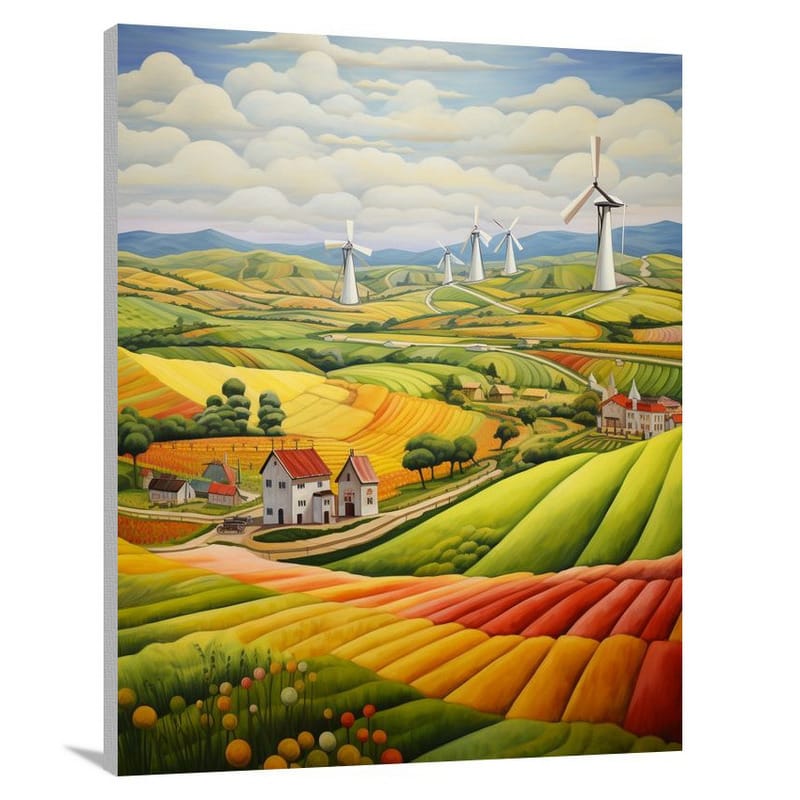 Gingham Whispers - Canvas Print