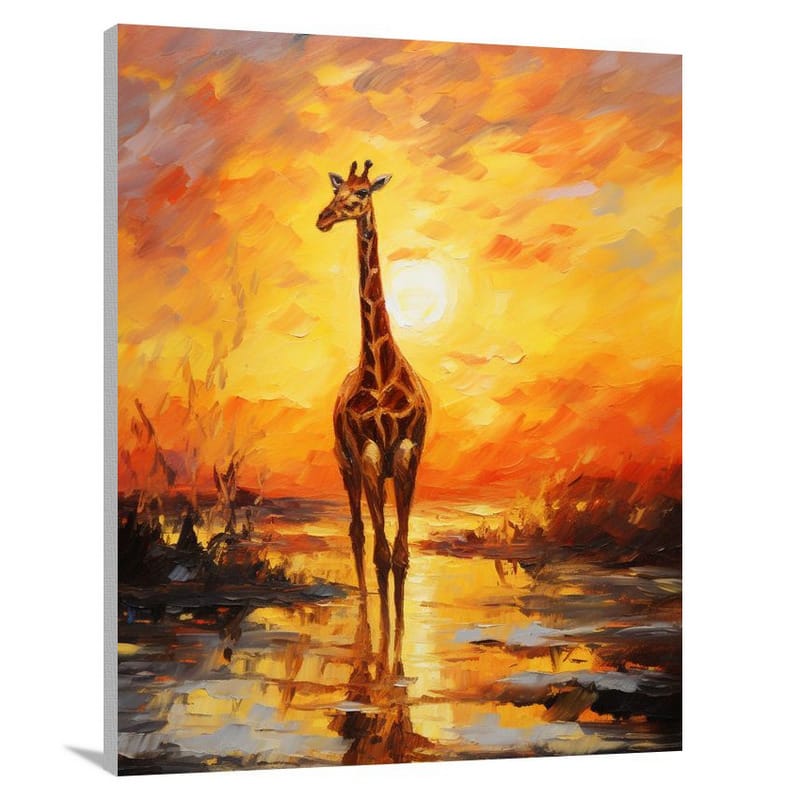 Giraffe Majesty - Canvas Print