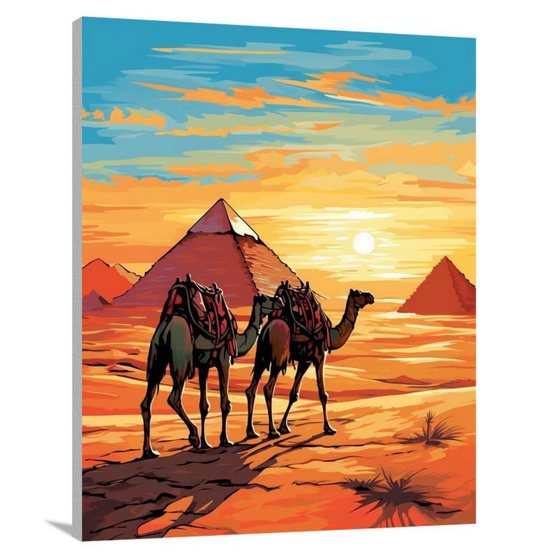 Giza Mirage - Canvas Print