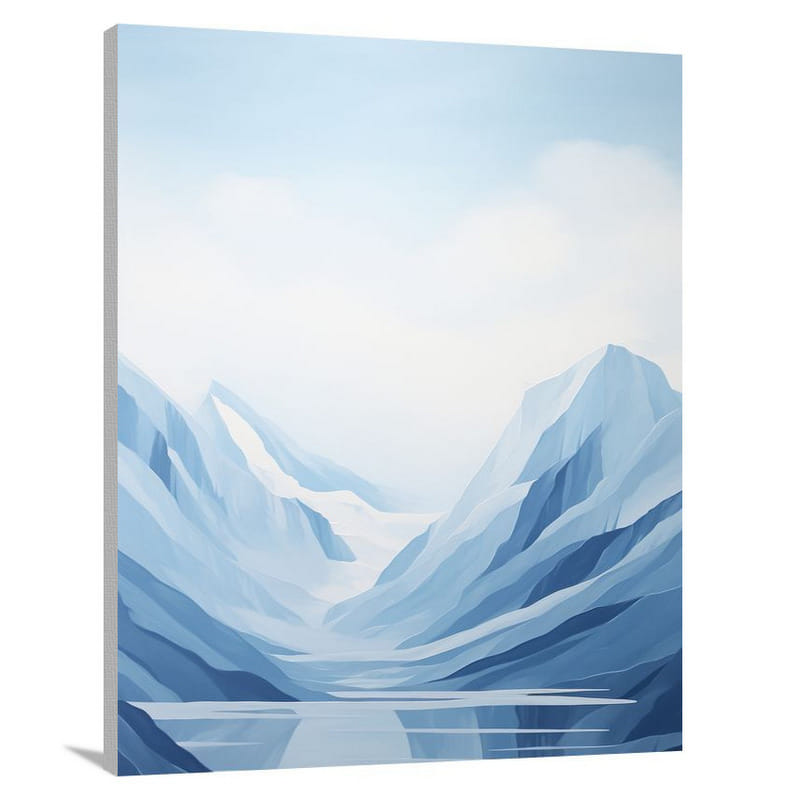 Glacier - Minimalist - Canvas Print