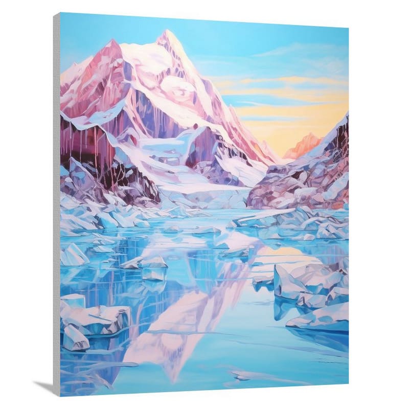Glacier's Majesty - Pop Art 2 - Canvas Print