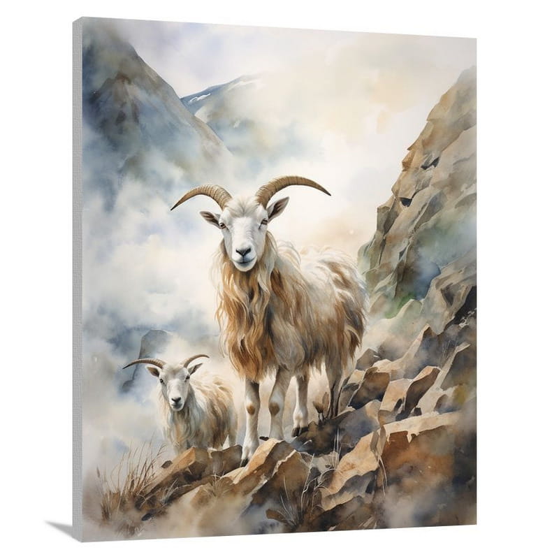 Goat's Resilience - Canvas Print