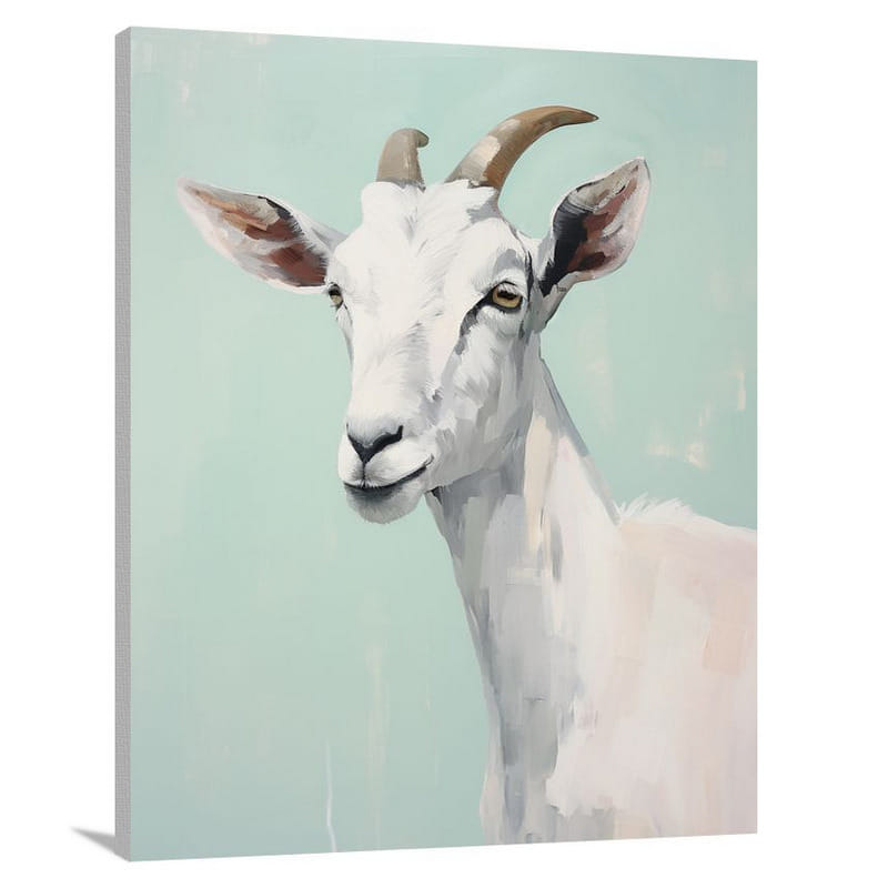 Goat's Serenity - Minimalist - Canvas Print