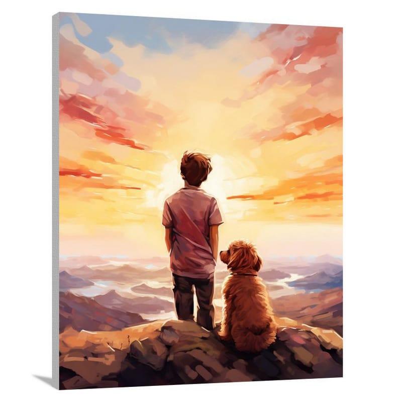 Golden Bond - Canvas Print